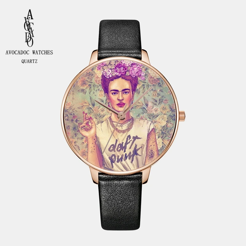 

AVOCADO 2018 New Belt Frida Watch Women Watches casual dressWatchwatchFashion Geneva Style