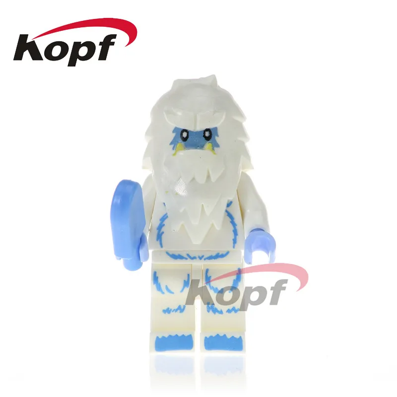 

Single Sale Super Heroes Yeti Snow Tauren Vampire Batman Joker Businessman Building Blocks Christmas Toys for children PG1118