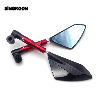 

8 10mm universal motorcycle Accessories mirrors cnc Rearview Side Mirror FOR suzuki bandit 400 gl1800 Honda cb650r yamaha tdm900