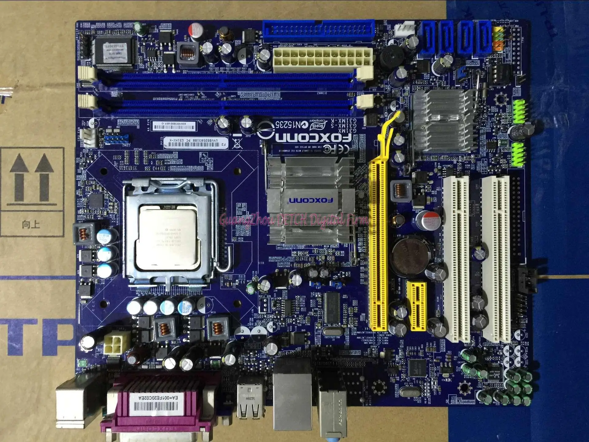 G31 G31MX K font b motherboard b font supports DDR2 775 pin integrated small plate