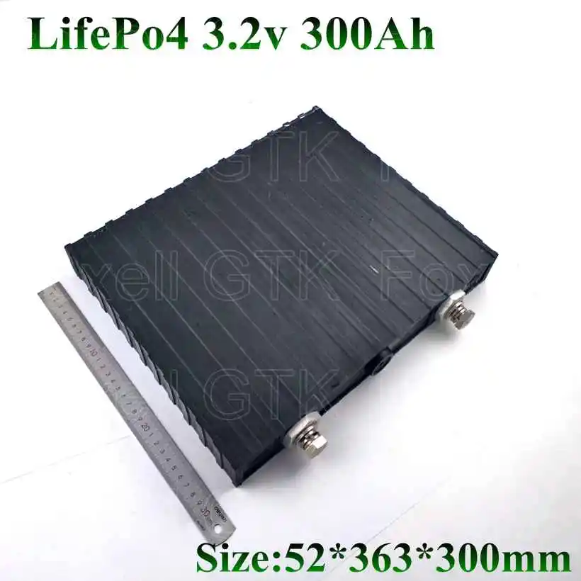 4 шт. 3 2 v 300Ah Lifepo4 аккумуляторная батарея глубокого цикла 300a 200a для электромобиля UPS