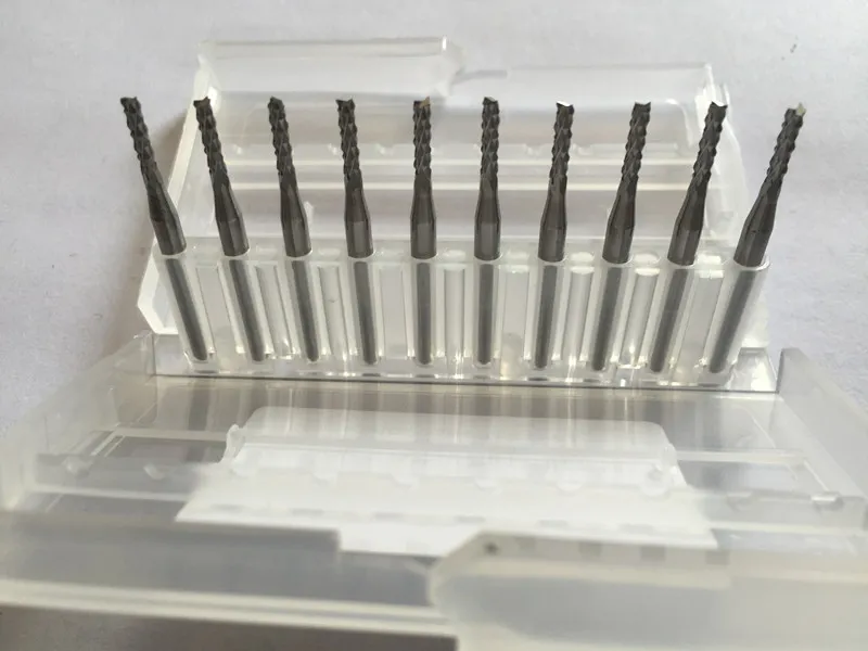 

10pcs 3.175mm 1/8" Shank Tungsten Carbide cutter Rotary Burr Set CNC Engraving Bit