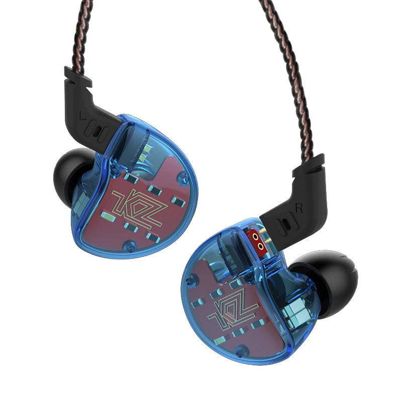 Наушники вкладыши KZ ZS10 4BA + 1DD с динамическим якорем 10 драйверов мониторы басов