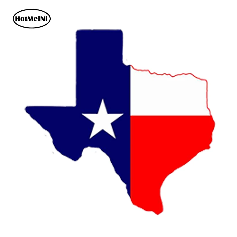 

HotMeiNi 13x13cm Car Styling Texas State Flag Vinyl Decal Bumper Sticker High Quality Car Sticker Waterproof Doors Accessories