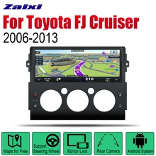 ZaiXi Android 2 Din Авто радио для Toyota FJ Cruiser 2006~ 2013 Автомобильный мультимедийный плеер gps навигационная система Радио стерео