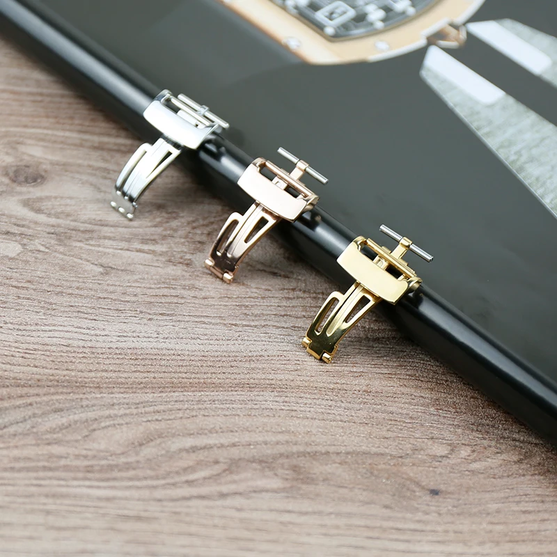 

Noble quality buckle 18mm for AP Audemars Piguet leather silicone strap waterproof and sweatproof