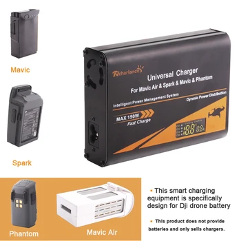 

Dji mavic air/pro combo/phantom 3 4/spark quadcopter drone with camera unversal fast charger for DJI intelligent power battery