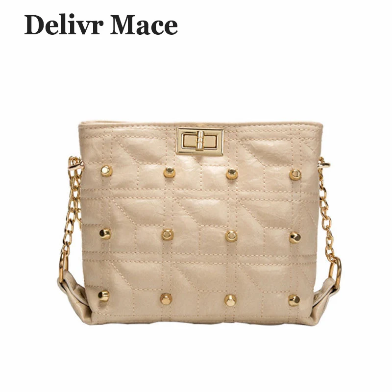 

Designer Bags Famous Brand Women 2018 New Arrival Fashion Women Shoulder Bag Ladies Totes Bag Rivet Female Crossbody Bags