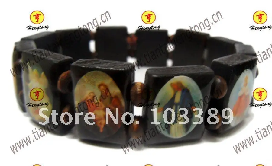 Деревянный Религиозный браслет святой, икона браслет, ортодоксальный браслет, браслет в греческом стиле различные цвета доступны