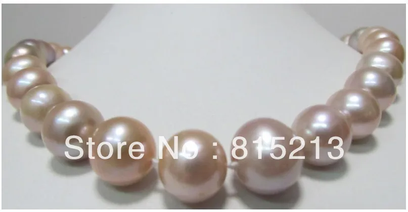 

ddh0041 9-10MM SOUTH SEA NATURAL PINK PURPLE PEARL NECKLACE