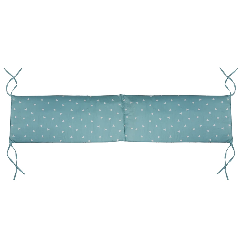 Детская Нескользящая мультяшная кровать бампер хлопок детская кровать забор милый дизайн защитное ограждение новое горячее детское постельное белье - Цвет: Зеленый