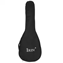 IRIN Black Portable Ukulele Bag Soft Case Monolayer Bag Single Shoulder Backpack Padded 26 Inch