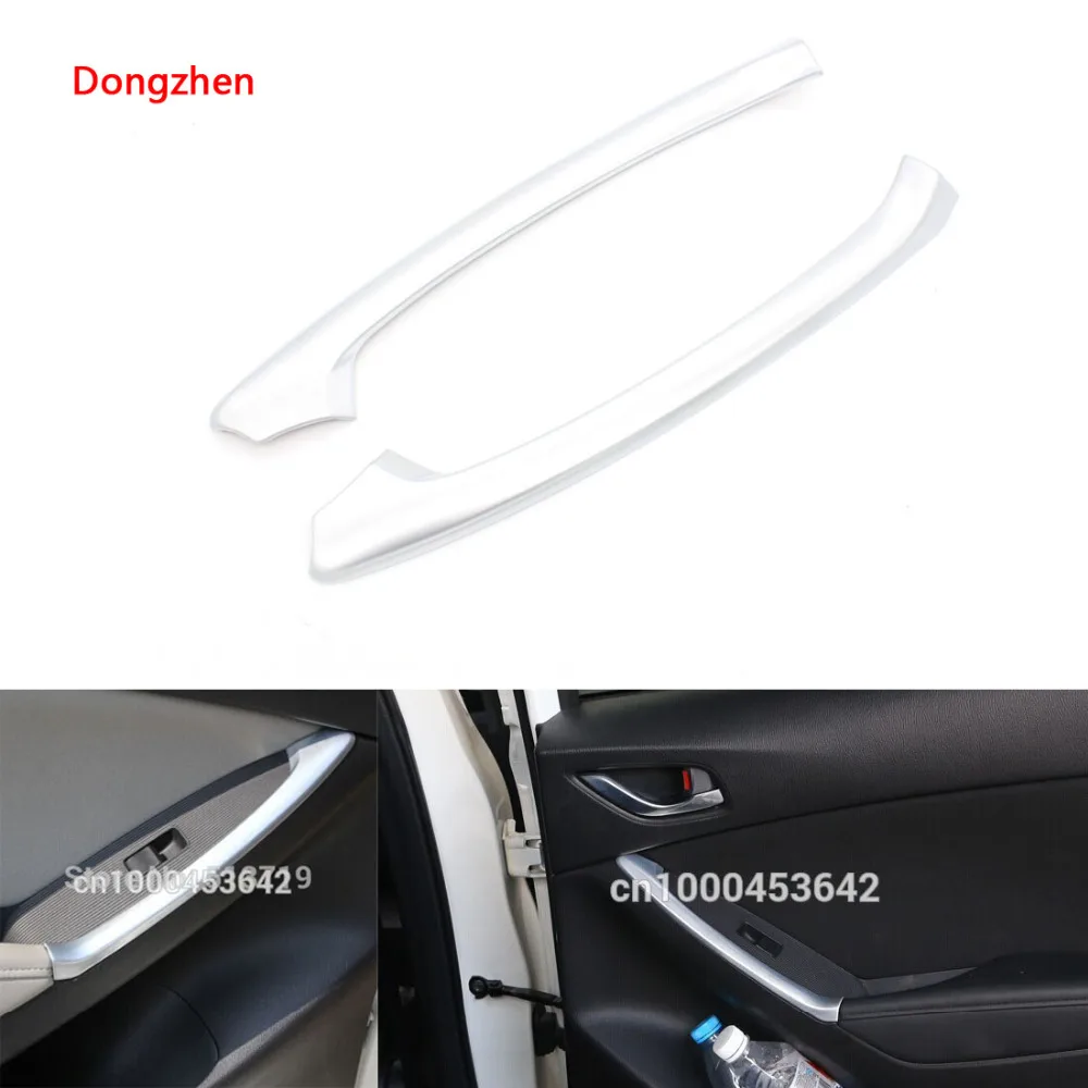 

Dongzhen 2X Interior Accessories ABS Chrome Armrest Decoration Trim Inner Door Handle Trim for Mazda CX-5 CX5 2.0 2012-2014 Auto
