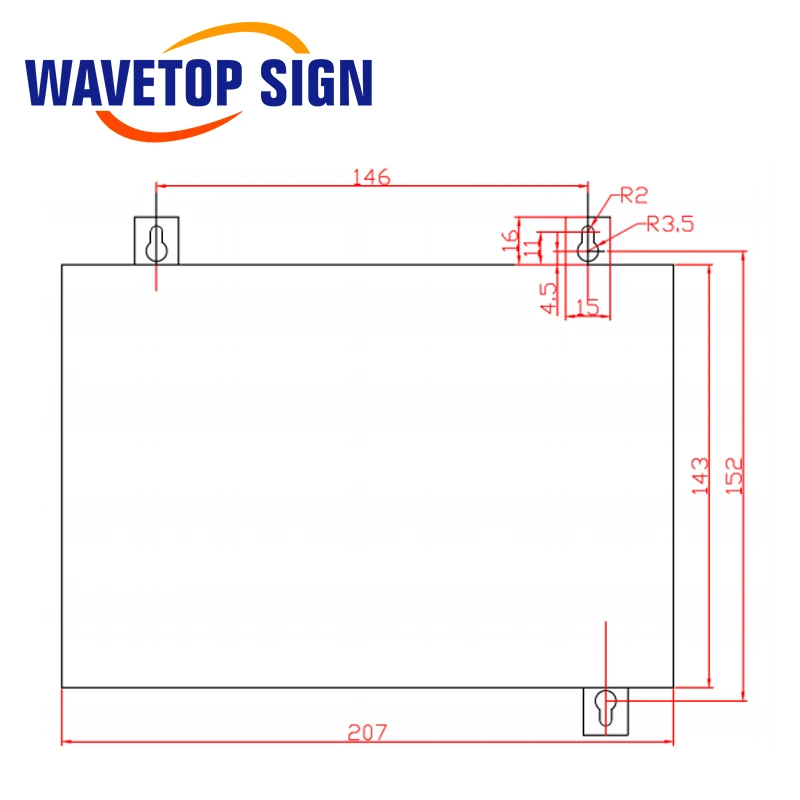 WaveTopSign HY-T60 СО2 лазерный источник питания для СО2 лазерная гравировка резка машина с длинной гарантией