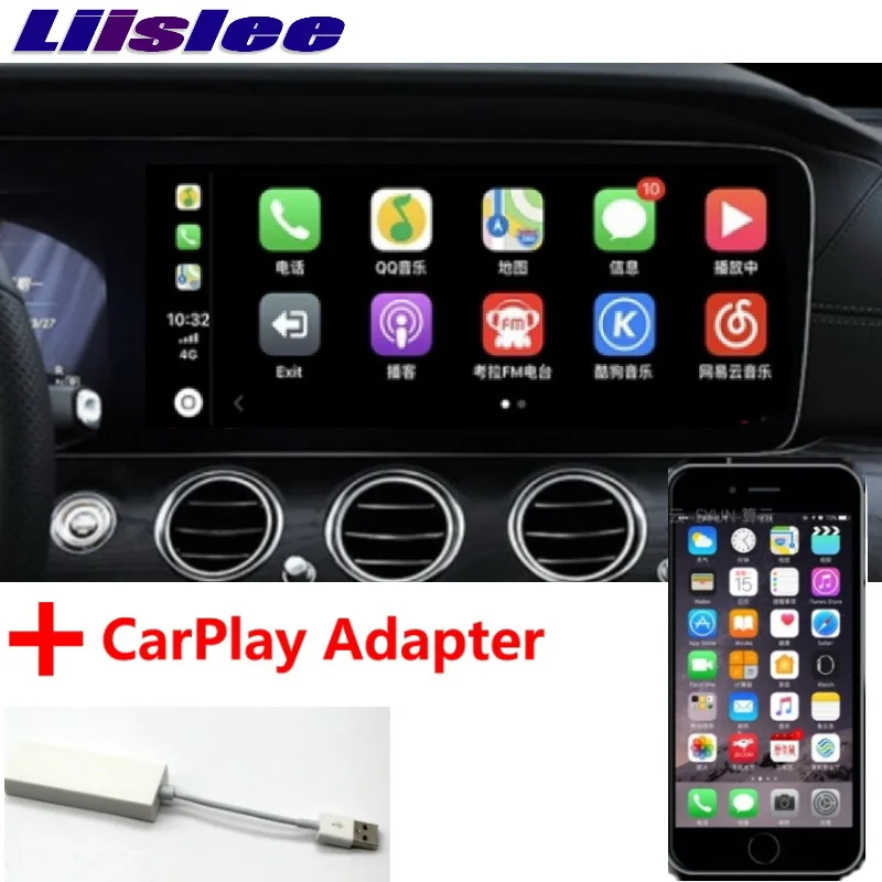 Top Liandlee Car Multimedia Player CarPlay Adapter NAVI For Mercedes Benz MB E Class W213 E200 E300 2016~2019 Stereo GPS Navigation 0