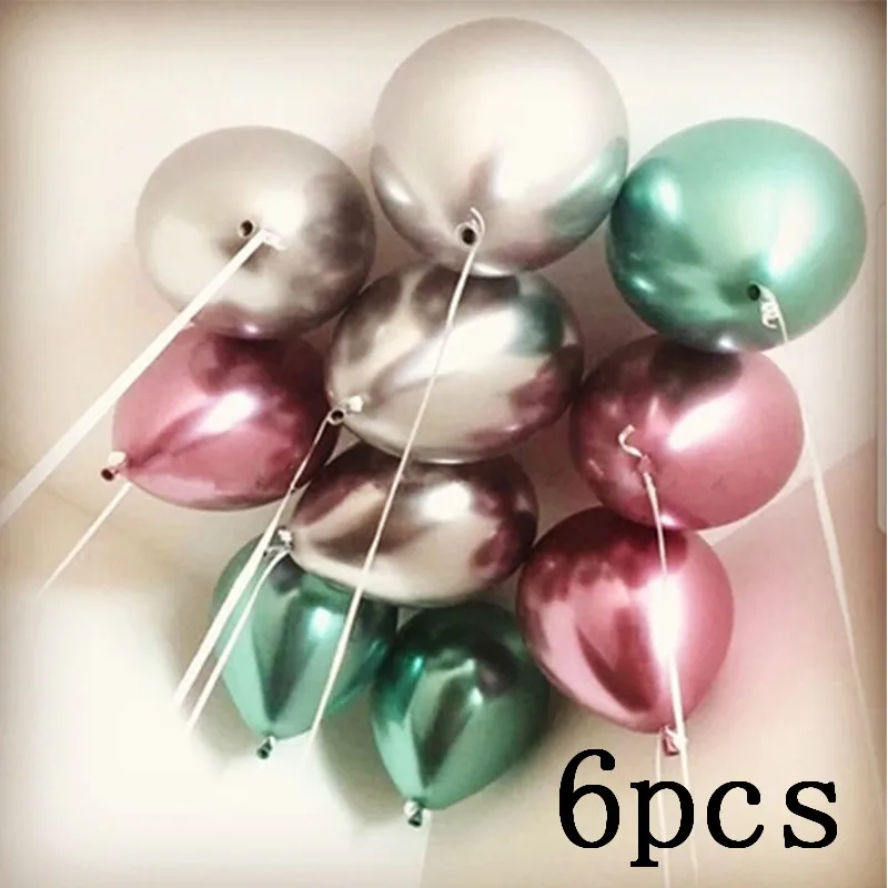 18 дюймовые металлические воздушные шары Bobo, золотые воздушные шары, 12 дюймовые металлические латексные смешанные воздушные шары для дня рождения, вечеринки, Декор, свадебные принадлежности - Цвет: mixed 3