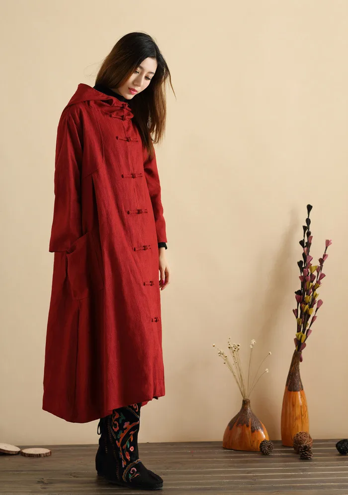 LZJN классическое пальто для женщин, плащ с капюшоном ведьмы, осеннее пальто с капюшоном размера плюс, ветровка Abrigos Mujer 2010