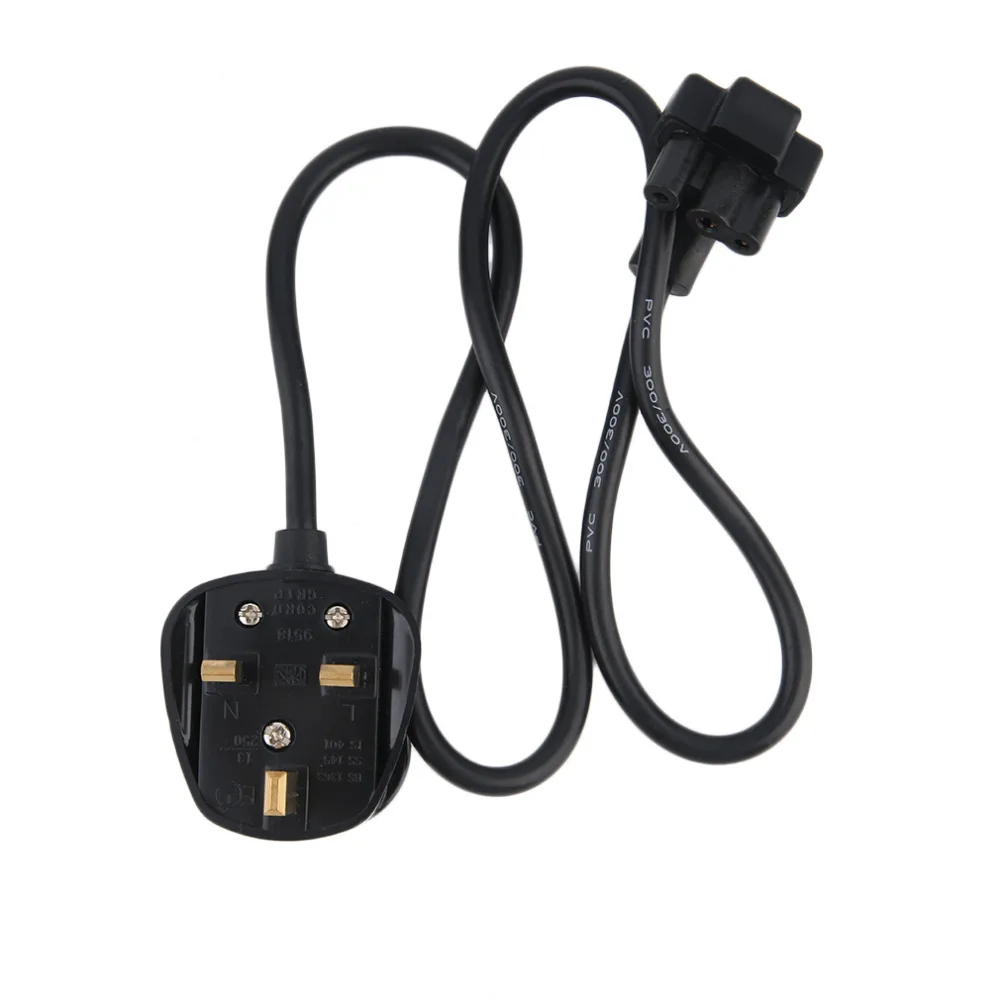 2M 3 Pin Mains Power Plug to IEC C13 Kettle Lead Cable Cord for PC
