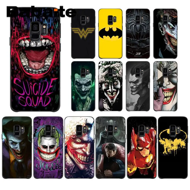 

Babaite dc Batman Dark Knight Joker Karta TPU Soft Silicone Phone Case Cover For Samsung Galaxy S4 S5 S6 S7 S8 S9 S6edge S7 edge