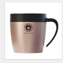 Чайник для кофе из нержавеющей стали, чашка с изоляцией, пуш-ап, выход для воды, портативный, для улицы, движение 330 мл