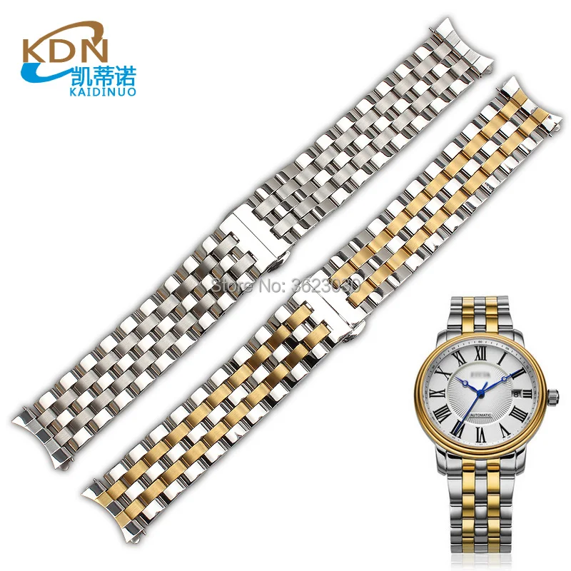 

Mental strap General used men&women watchstrap silver stainless steel wrist with Deployment buckle good quality 18 20 22mm 24mm