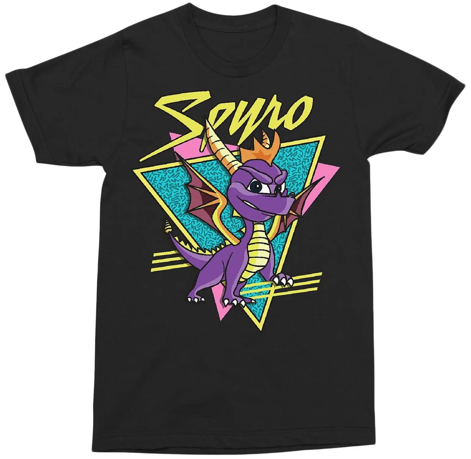 

Spyro The Dragon Retro Gamer Adult T Shirt Cartoon t shirt men Unisex New Fashion tshirt free shipping top ajax 2018 funny