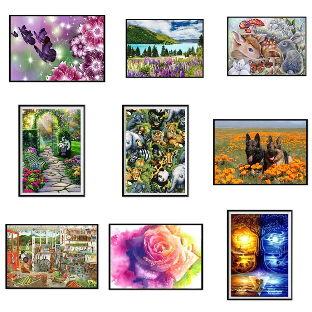 

Diamond Painting Plein Fantasy Paysage Carre Enfant Moose Diamond Painting Dauphin Animaux Maléfique Femme Modern 19MAY7