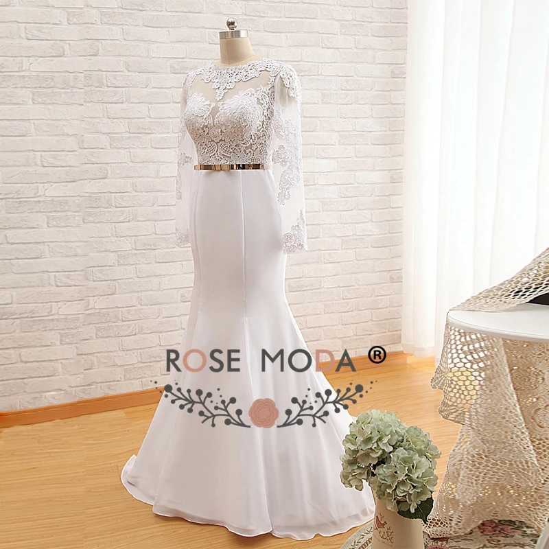 Розовое свадебное платье-бохо с длинными рукавами и вырезами на спине, свадебное платье с золотым поясом, реальные фотографии