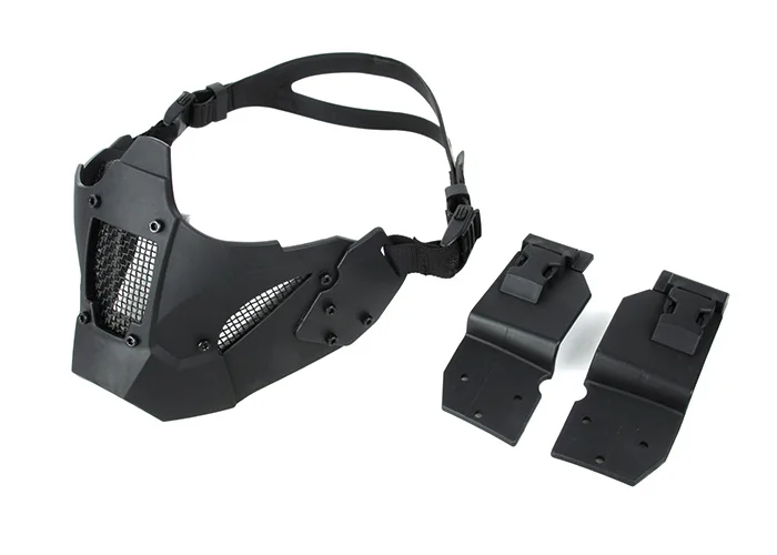 military airsoft AR15 tactical paintball accessories hunting protective men half face JAY FAST MASK for fast helmet for hunting (7)