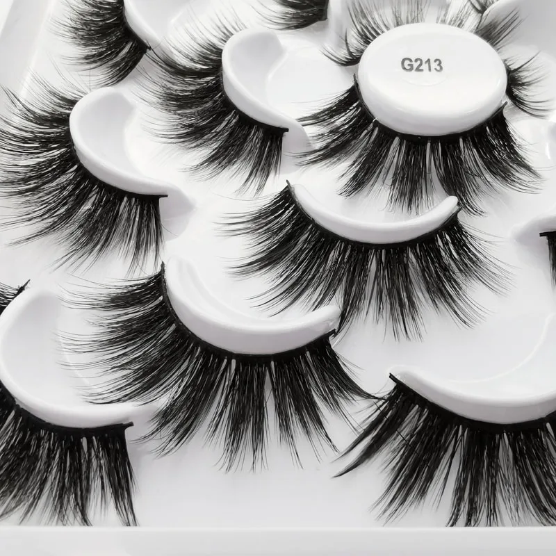 10 pairs False Eyelashes Thick Mink Eyelashes Make Up 3d Mink Lashes Natural Makeup Fake Eye Lashes Extensions maquiagem