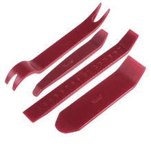4pcs Plastic Repairing Hand Tool Car Radio Door Clip Panel Trim Dash Audio Stereo Removal Installation Pry For BMW Audi Benz VW