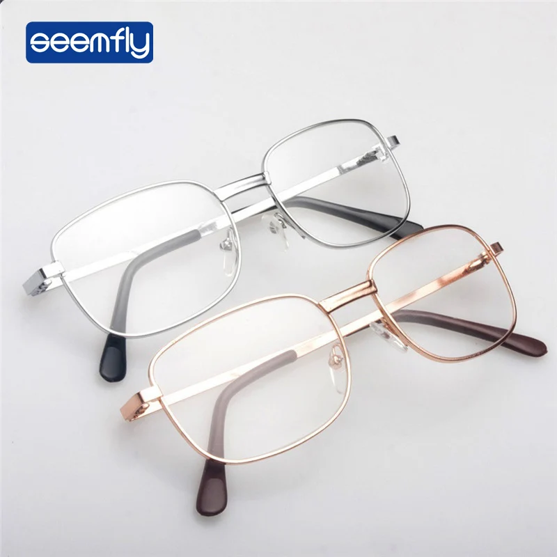 

Seemfly Ultralight Clear Vision Glasses Magnifier Eyewear Reading Glasses Portable Gift For Parents Presbyopic Magnification