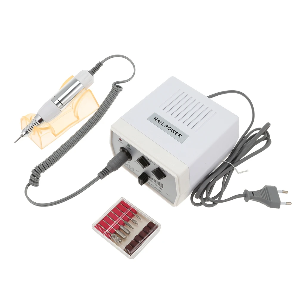 

35W Electric Nail Art Drill Machine Nail Equipment Manicure Pedicure Files Electric Manicure Drill & Accessory 4 Colors