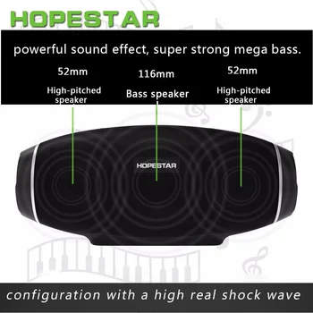 

H20 Waterproof Music Column 30W Rugby Wireless Bluetooth Speaker2.1 Portable sound bar box USB MP3 Player Bass Stereo Subwoofer