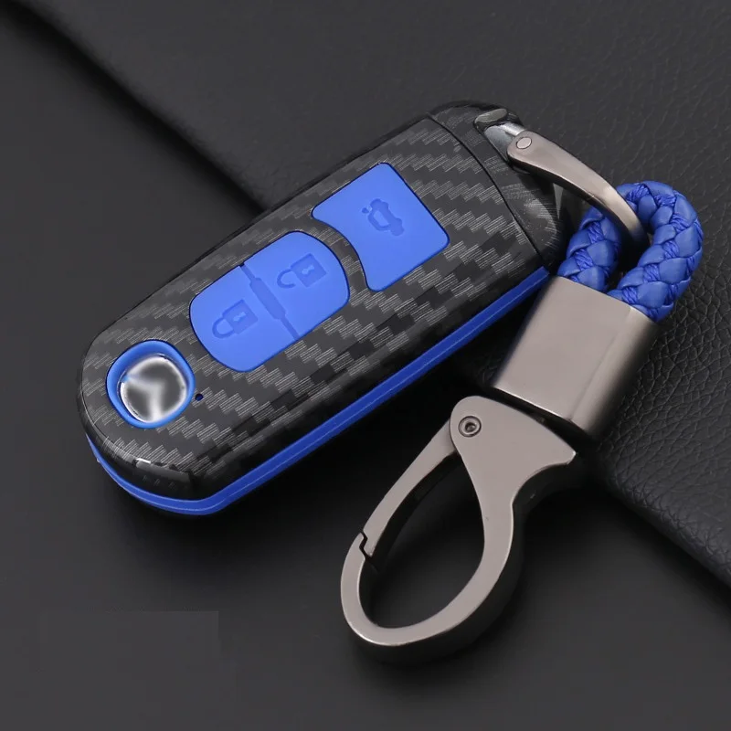 Remote Smart Car Key Case For Mazda 2 3 5 6 8 Atenza CX5 CX7 CX9 MX-5 M2 M3 M5 M6 GT RX 3 2 Buttons Key Shell Key Holder Cover