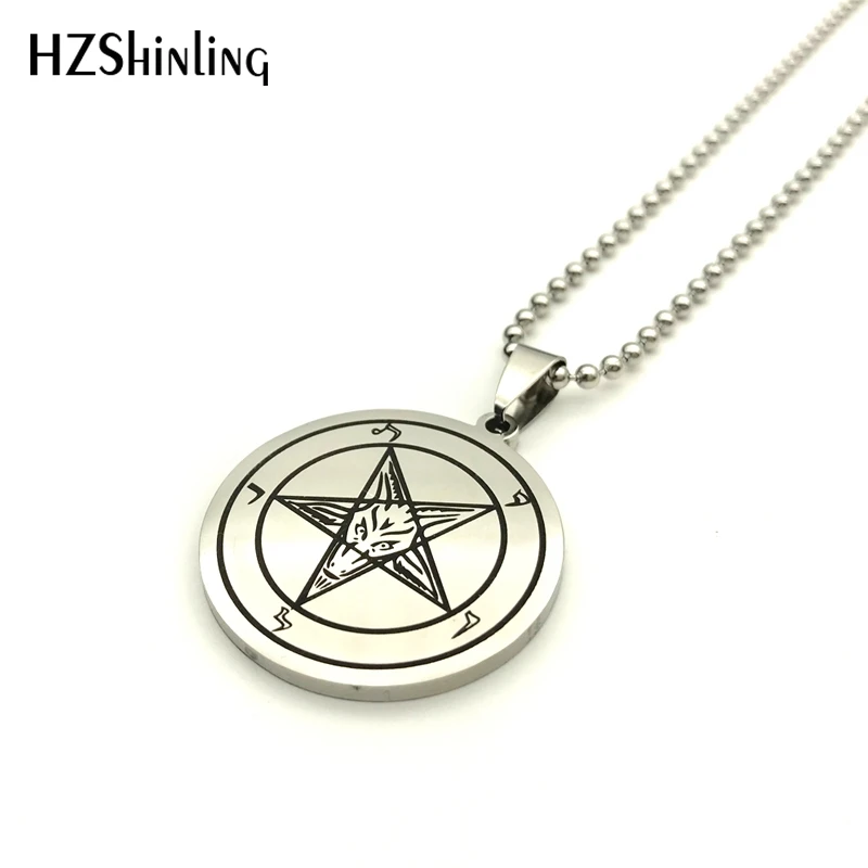 Новинка 2018 подвеска из нержавеющей стали Baphomet ожерелье с логотипом Lilith Sigil
