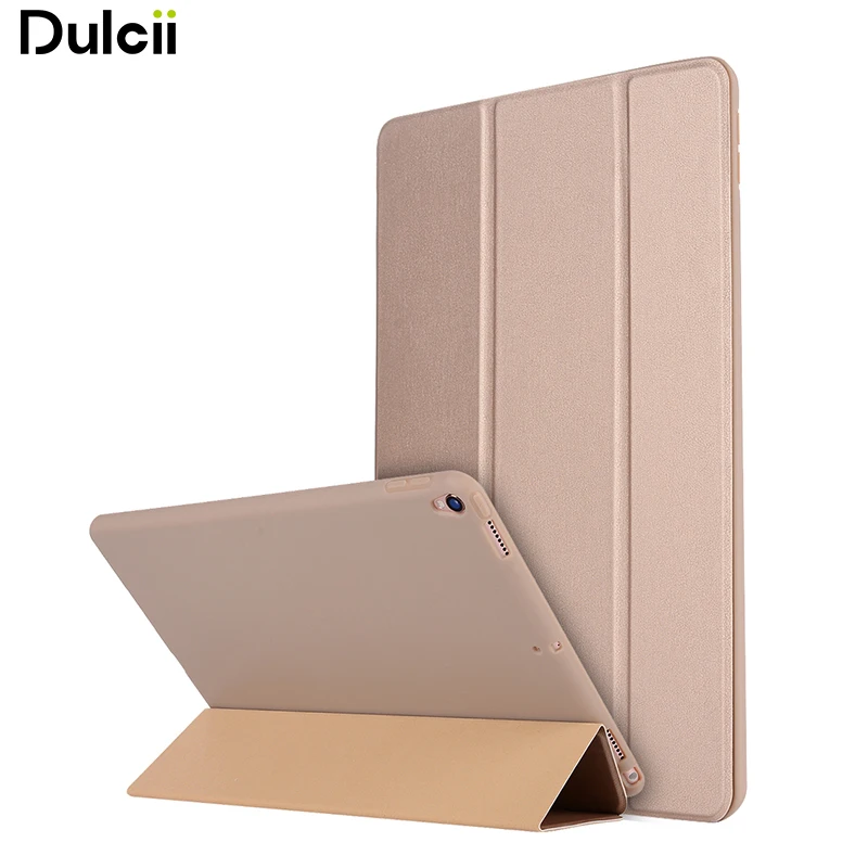 Dulcii Капа Fundas для I Pad Pro 10.5 2017 Smart кожа Планшеты крышка с Tri-Fold Стенд pad pro 2017-10.5 дюймов