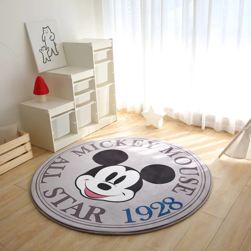 Us 749 25 Di Scontodisney Mickey Minnie Mouse Tappetini Bambino Bambino Che Striscia Gioco Zerbino Tappeto Coperta Benvenuto Morbido Quattro
