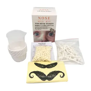 

Portable Nose Wax Kit Nose Hair Removal Wax Kit Nasal Ear Hair Painless Effective Safe Bead Cosmetic Tool Nose Trimmer NEW