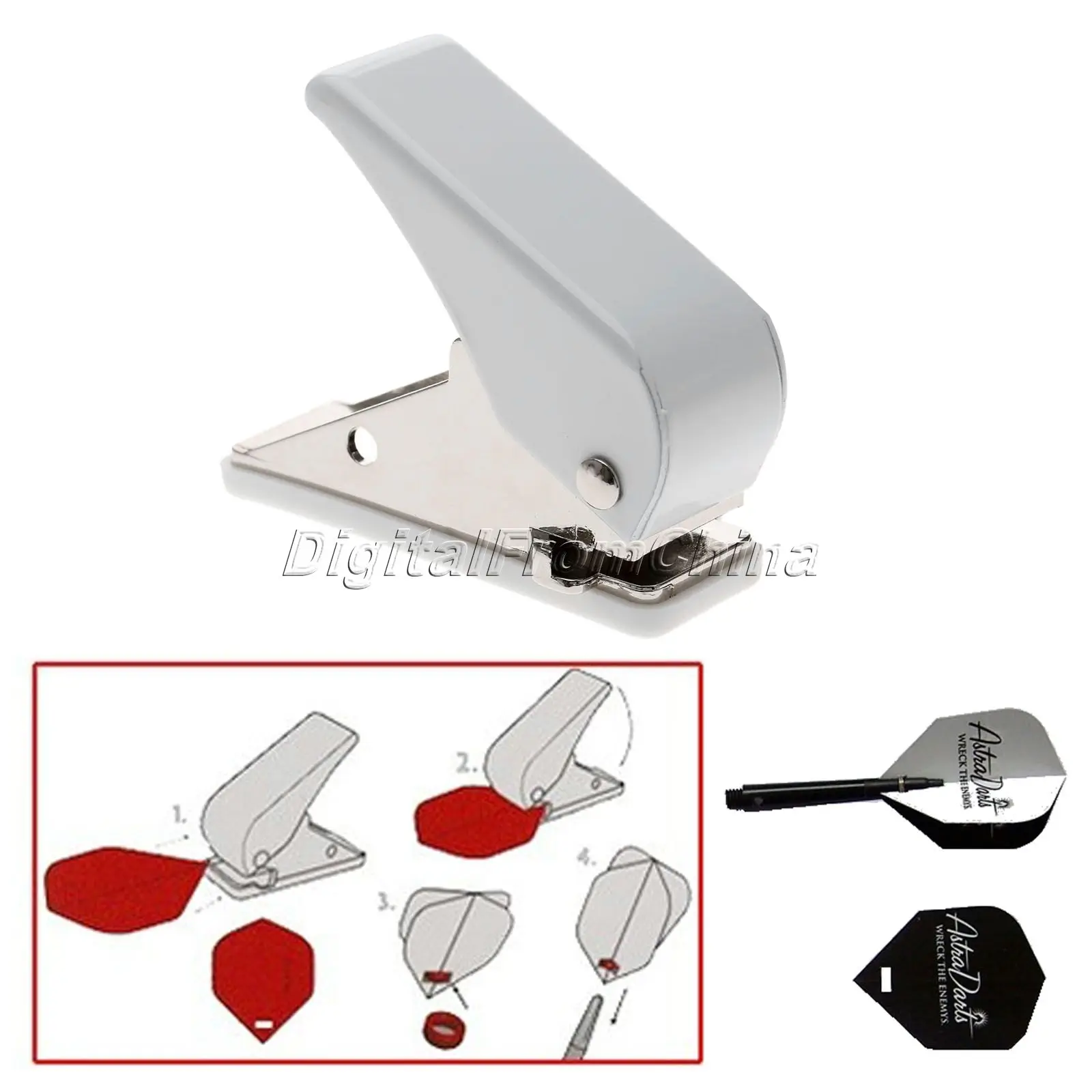 New Metal Ring Darts Flights Hole Puncher Professional Dart Flight