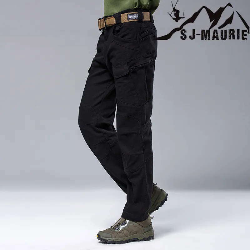 Мужские тактические уличные Брюки Мультикам армейские тренировочные военные брюки полностью хлопковые спортивные брюки для пеших прогулок охоты рыбалки