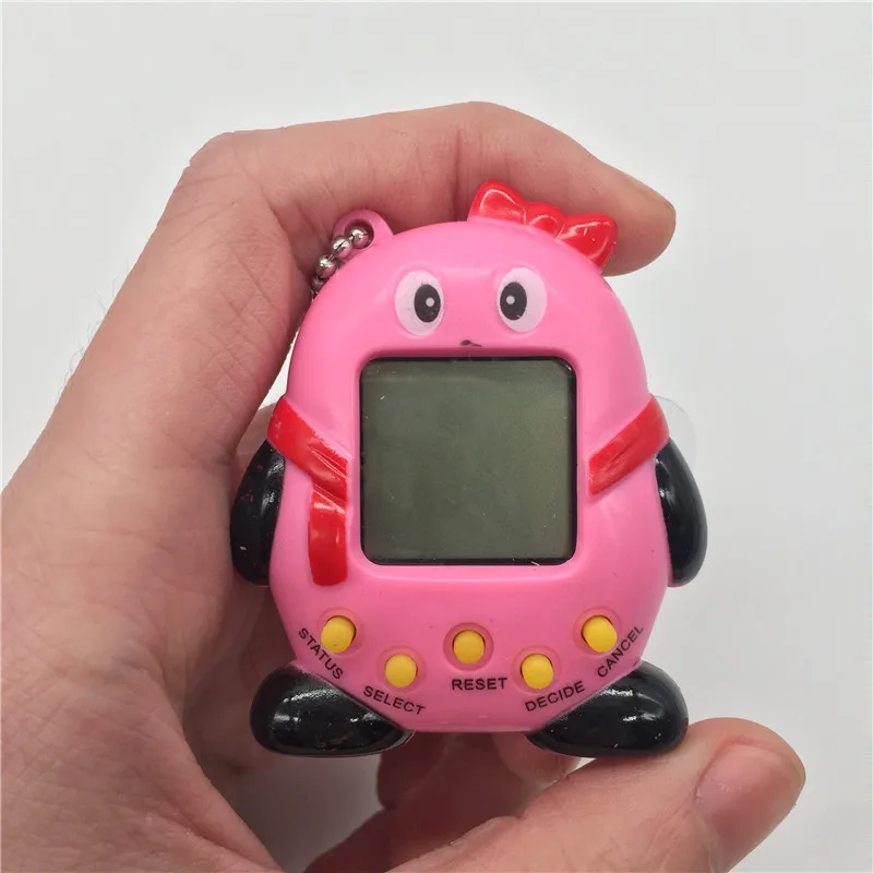6 цветов 90s ностальгические 168 Домашние животные в одном виртуальном кибер pet игрушка смешной тамагочи электронные питомцы игрушки подарок JO692 - Цвет: Розовый