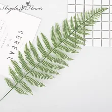 Имитация сосновых веток лист пластиковые аксессуары Декоративные искусственные листья зеленые растения украшения дома Рождество 1 шт