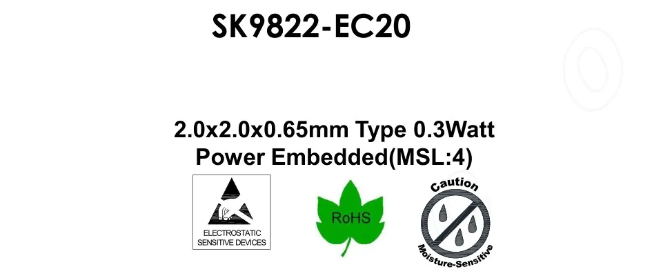 SK9822-EC20; SMD Тип SK9822 встроенный тип управления Светодиодный светильник источник интегрирующий схема управления и светильник