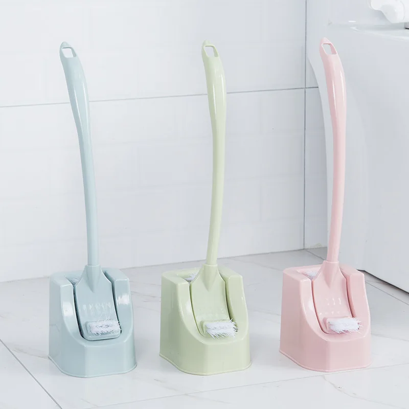 

Creative Household Toilet Brush Set Bathroom Wash Toilet Brush New Long Handle No Dead Angle Cleaning Brush Bathroom Accessories