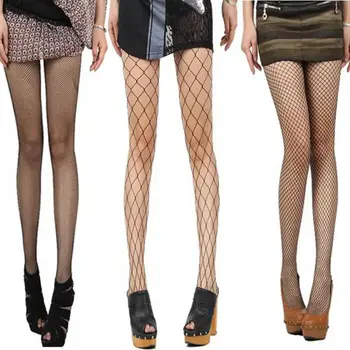 

Women Fishnet Mesh Thigh High Stockings Tights Lingerie Pantyhose Long Socks