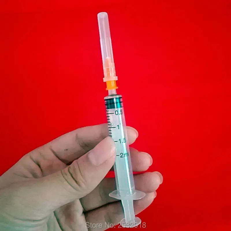 

50 pcs,2ml Disposable Plastic Syringe with Needle