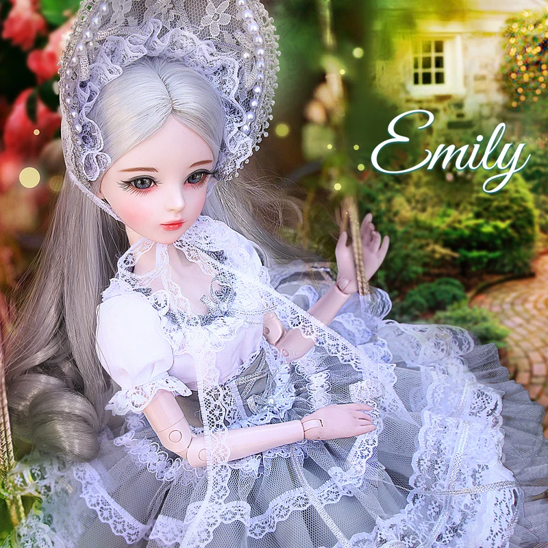 

60cm Sweet Love Lolita Girl Jointed Doll Handmade 1/3 Bjd Female Dolls Full Set kids Toys for Children Girls Birthday Gift