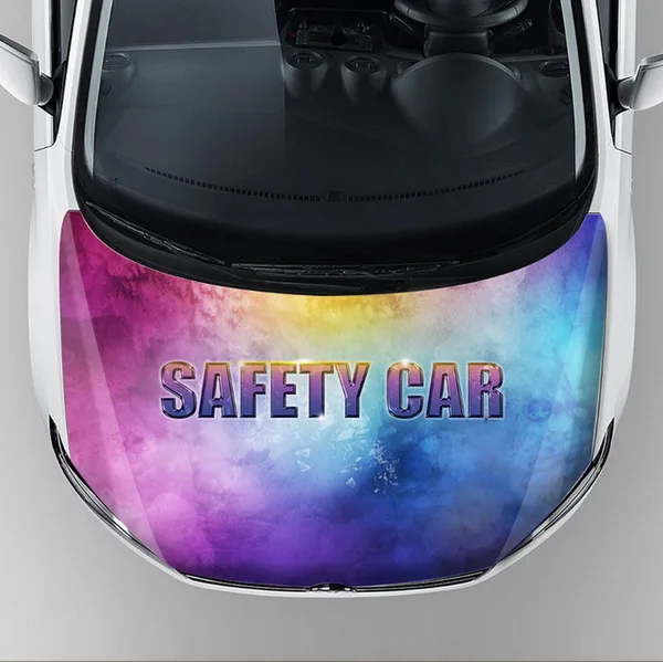 scratch proof family car stickers graphic car hood wrap vinyl