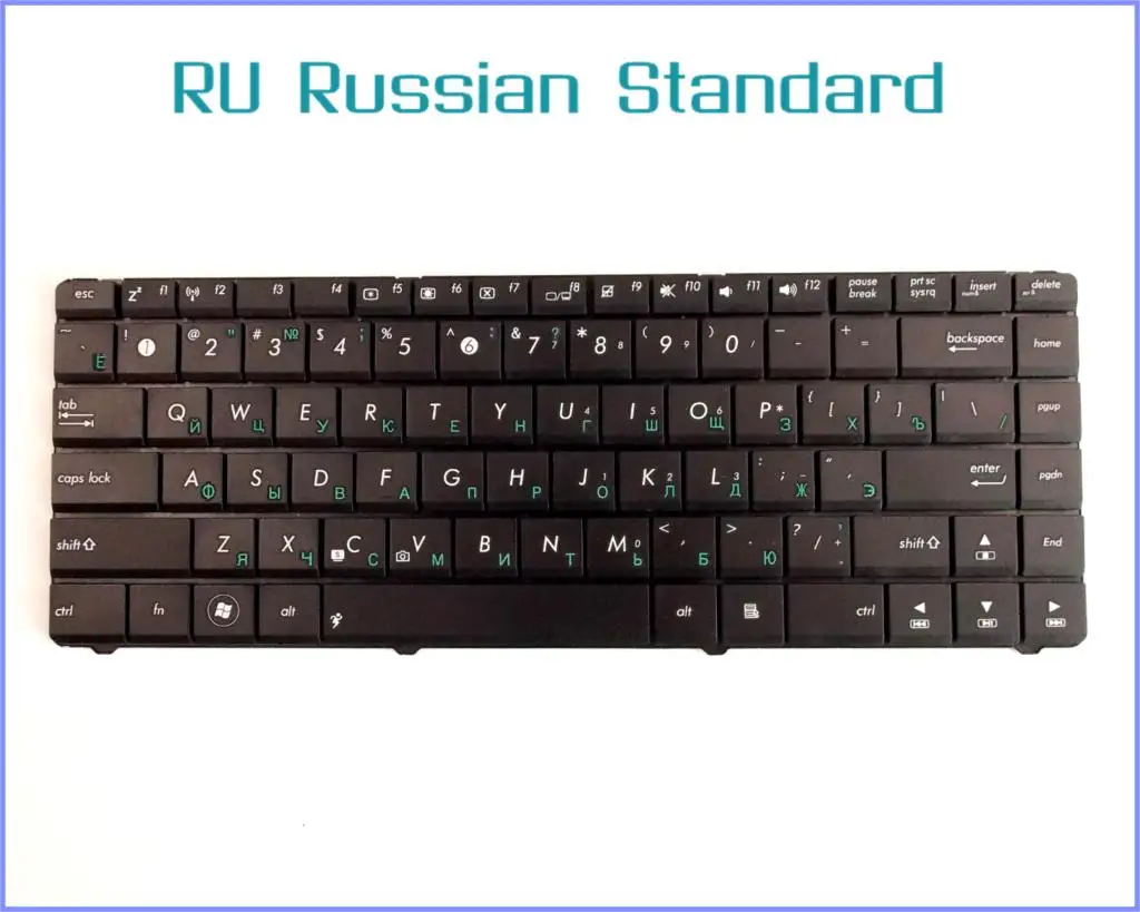 Russian RU Version Keyboard for ASUS K40 K40AB K40AN K40E K40IJ K40IN K40IL K40IP A41 A41ID A41IE A
